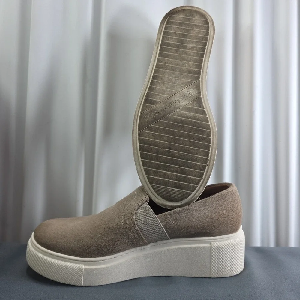 Caslon Tan Suede‎ Women's US Size 6.5 Loafers Wedge Platform Heel
